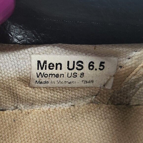 Vans Off The Wall black with colored stars slip on Men’s size 6.5 Women’s size 8 - Picture 3 of 4